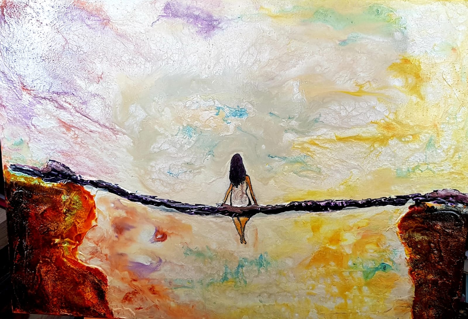 " A Soidade". Obra de Anetadocamilo. Temor de moitos, e inda que necesaria por momentos, cando é obrigada asústanos
